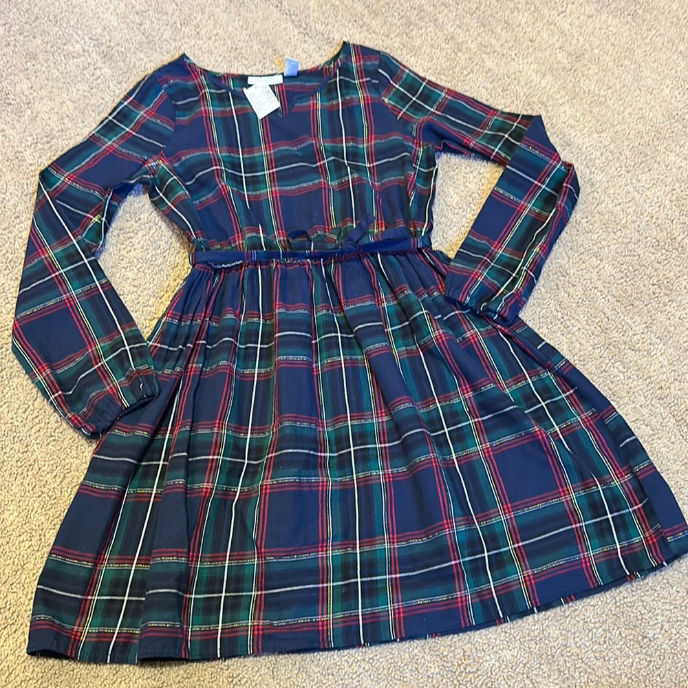 Girls Plaid Dress